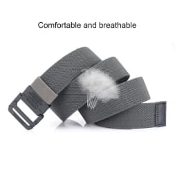 Canvas Belt For Men Simple Alloy Button Nylon Mens Tactical Belt Outdoor Hunting Multifunctional Casual Military Belt 3.8cm Wide