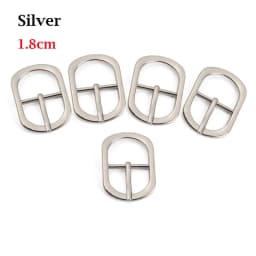 5Pcs Metal Leather Bag Buckles Shoe Shoulder Strap Belt Buckle Adjust Roller Pin Buckle Snap DIY Handbag Repair Accessories