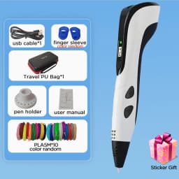 New 3D Pen 3D Printing Pen for Children 1.75mm PLA Filament DIY Drawing Birthday Christmas Gifts for Kids