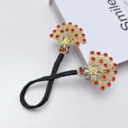 Elegant Peacock Shape Hair Bun Maker Twist Headwear Roll Hair Tool Hair Twister Easy Fast Snap Hairstyle Twist Women