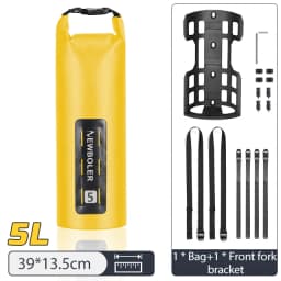 NEWBOLER 2025 Portable Waterproof Bike Fork Bag 5L Portable Bike Bag Electric Scooter Bag Bicycle Front Bag Bicycle Fork Bag