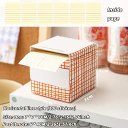 100pcs/1Rolls Creative Pull Out Sticky Notes Notebook Full Adhesive Macarons Colored Index Label Stickers DIY Student Decor