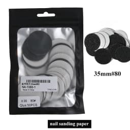 20/25/35MM Replaceable Sandpaper Disc for Foot Dead Skin Calluse Remove Foot Salon Cuticle Files Electric Rotating Pedicure Tool