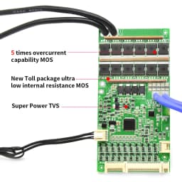 JBD 6S 8S 10S 13S 14S 16S 18S LiFepo4 BMS 24V 36V 48V Smart BMS 20A 30A 40A 50A 60A 80A 100A 120A Balance Lithium 18650 Battery