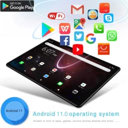 BDF S10 New 10.1 Inch Android Tablet Pc Google Play Dual Cameras Octa Core Dual SIM Phone Call Tablets BT Wi-Fi 4GB RAM 64GB ROM
