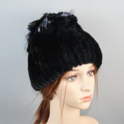 Real Rex Rabbit Fur Hat And Scarf Set Women Winter Knitted Beanie Hat Natural Fur Skullies Beanies Woman Hat Female Cap Elastic