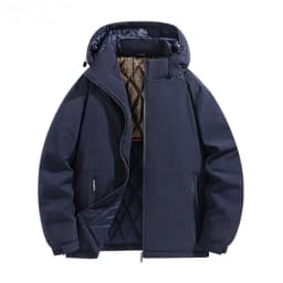 Winter Mens Warm Down Padded Jackets Fashion Man Loose Snow Warm Hooded Parkas Men Thermal Windbreaker Coats Clothing Plus Size