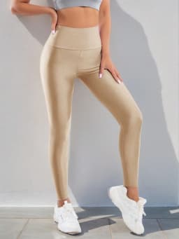 Spring And Summer New Dopamine Colored High Waisted Cropped Pants With High Elasticity Solid Color Tight Leggings For Women