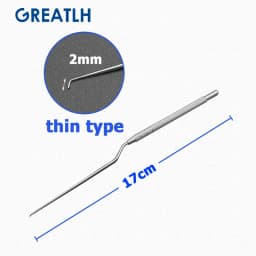 Stainless Steel Cerumen Hook Ear Use Hook Gun Type Hospital ENT Instrument