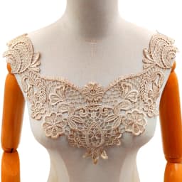 Water-soluble Lace Collar Embroidery Polyester Light Silk Fake Collar Fashion Elegant Hollow Corsage Collar Flower DIY Clothing