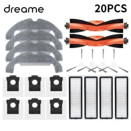 Dreame D10 Plus Gen 2 RLD32GD Robot Vacuum Spare Parts Consumables Main Side Brush Hepa Filter Mop Cloth Dust Bag Accessories