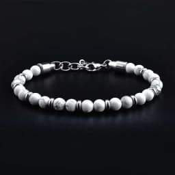 2026 Classic 6mm Tiger Eye Stone Hematite Beaded Bracelet Adjustable Stainless Steel Chain Bracelet for Men Women Jewelry Gifts