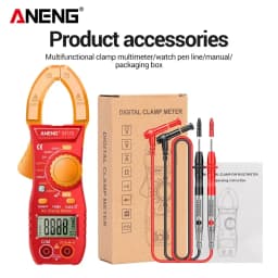 ANENG ST170 Clamp Meter Digital Multimeter Tester 1999 Counts AC/DC Voltage Ammeter Tester Car Amp Hz Capacitance NCV Ohm Test