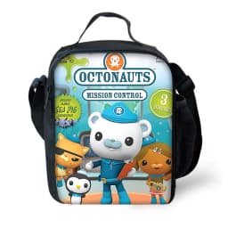 Child School Cartoon O-Octonauts Backpack with Lunch Bags ,Pencil Bags ,School Bags for Boys Girls Best Gift