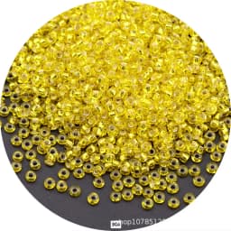 5g 1.5-4mm Transparent Cezch Silver Line Glass Beads 15/0 12/0 8/0 Spacer Seed Beads for Jewelry Making DIY Sewing Accessories