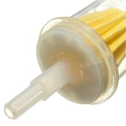 Inline Fuel Filter Kit 2 Pieces For Lawn Mower And Small Engine Use With 6mm Or 8mm Hose Compatibility Transparent Nylon Housing