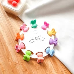 10PCS Cute Star Butterfly Small Hair Claw Crab Hair Clips Girls Childs Mini Cartoon Hair Clamps Baby Headwear Accessories Sets