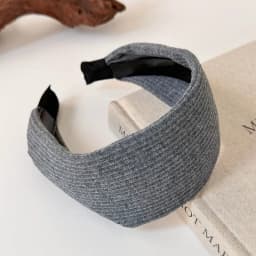 Retro Knitted Widened Headband for Women Elegant Simplicity All-Match Going Out Hairband Fashion Hair Accessories
