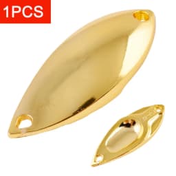 1Pcs 5g-20g Metal Spinner Spoon Lures Trout Fishing Lure Hard Bait Sequins Paillette Artificial Baits Gold Silver Fishing Tackle