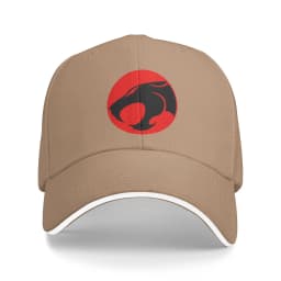 Anime Cartoon Logo 80s Cool Lion Baseball Caps Retro Thundercats Sandwich Caps Unisex Polyester Hats Cap Sport