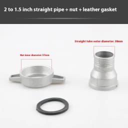 1 Set 1 Inch 3 Inch Aluminum Pipe Connector Wrench With Rubber Gasket Pump Connecting Pipe Fitting Water Pump Fittings