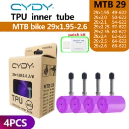 CYDY TPU MTB Bike Inner Tube Camera 29 26 27.5 29x1.95-2.6 Inch Mountain Bicycle Tire Schrader Valve AV Pneu 29er Cycling Tube