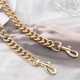 Aluminum Chain Strap Bag Silver Gold Metal Chain 13mm Designer Shoulder Bag Chain Replacement Accessories Hardware 120cm
