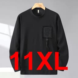 10XL 12XL Plus Size Sweatshirts Men Spring Autumn Sweatshirt Male Fashion Casual Pocket Patchwork Pullover Big Size 10XL