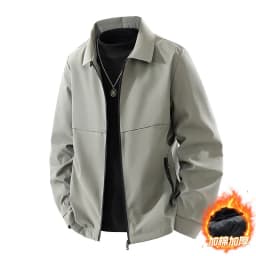 New Arrival High Grade Men Cotton Padded Jacket Spring Autumn Middle Aged Plus Size Business Casual Versatile Dad StyleOuterwear