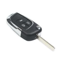 KEYYOU Modified Filp Car Key Shell Fob Remote Case For Chevrolet Cruze Epica Lova Camaro Impala 2 3 4 5 Button HU100 Blade