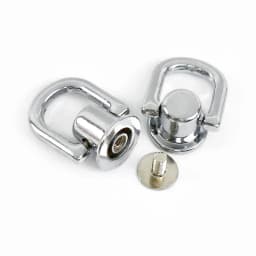 4/10/20Pcs 10mm Metal D Ring Screw Rivet Stud Bag Side Hanger Strap Chain Connector for Handbag Purse DIY Hardware Accessories