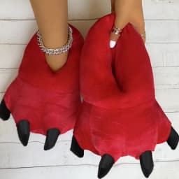 Wholesale Luxury Fluffy Paw AntiSlip Brown Plush House Indoor Slippers Men Animal Plush Home Bedroom Claw Slides Women Sandals