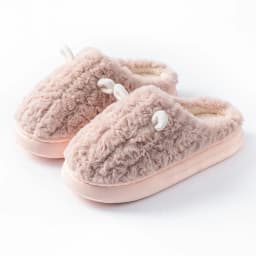 Women's Winter Warm Cute Cartoon Slippers Closed Toe Non Slip Furry House Shoes Men Indoor Bedroom Thick Sole Plush Slippers