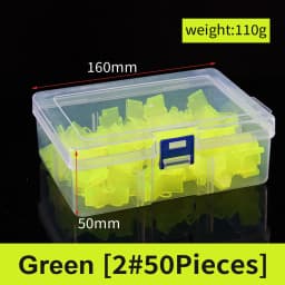 50Pcs/Lot Lightweight Accessories with Slots Sleeves Tool Durable Protector Caps Fishing Out Hook Cover Safety Treble Fish Gear