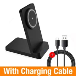 Foldable Magnetic Wireless Charging Stand Auto Adsorption Anti-slip for Desktop Office Home Travel for iPhone17 16 15 14 Charger