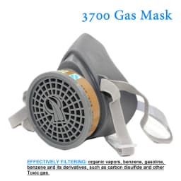 Dust Mask Reusable Dust Proof Respirator Rubber Work Safety Mask Cotton Filters For Builder Carpenter Daily Haze Protection