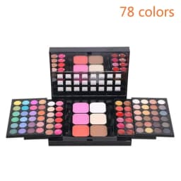 40/74/78 Colors Glitter Eyeshadow Palette Matte Waterproof Long Lasting Pressed Powder Cosmetics Kit Fashion Women MakeUp Tools