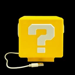 Anime LED Question Mark Night Light with Music Function USB Rechargeable Bedroom Lamp Holiday Gift