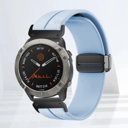 Magnetic Silicone Strap for Garmin watch Fenix 6 6x 7 7x pro 5 5x Plus 3 3HR Quick Fit No Gaps Sports 22mm 26MM Band for Enduro