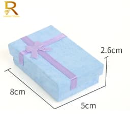 24 pcs High Quality Paper Ring Necklace Set Jewelry Necklace Earrings Rectangular Package Gift Box 5*8*2.5cm