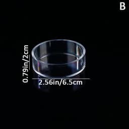 Aquarium Feeder Acrylic Transparent Fish Round Square Dishes Shrimp Food Box Fish And Shrimp Feeding Accessories