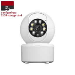 1080P Wireless WiFi Security Camera Home CCTV baby Monitor Full-Color Night Vision Automatic Tracking Two-Way Audio ICSEE