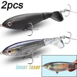 Propeller Plopper Chopp 20g 27g Bait 5X Strong Hook Swimbait Pesca Spin Wobbler Spinnerbait Fishing Topwater Crankbait Lure Kit