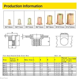 Manual Rivet Screw Riveter Rivet Nut Tool Adapter M3 M4 M5 M6 M8 M10 M12 Metal License Plate Simple Installation 11pc