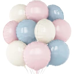 20/10/5Pcs Metallic Round Foil Balloons 18inch Rose Gold Silver Round Balloons Helium Air Globos for Birthday Wedding Xmas Decor