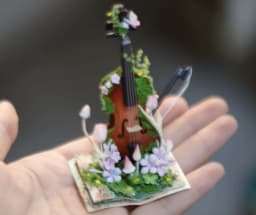 1:6 Miniature Plant Set, Handmade Realistic Fern Maple Caladium Potted,Exclusive Custom Sizes BJD Dollhouse Garden Bjd Decor Art