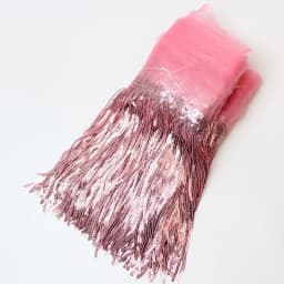32cm 2yard Shining Mesh Fabric Lace Fringe Sequins Paillette Tassel Ribbon DIY Wedding Party Dance Dress Sewing Accessories