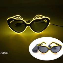 New Party Glasses Luminous Colorful LED Glasses Lighting Up Nightclub DJ Bar Music Dance Party Young Man Children Birthday Gift