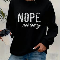 Women's Autumn and Winter Loose Casual Comfortable Tree and Bird Design Printed Velvet Long-Sleeved Round Neck Hoodie Pullover