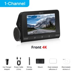 70mai 4K Dash Cam A810 Ultra HD Wide Angle View Built-in GPS ADAS 24h Parking Surveillance Support 4G LTE Remote Control